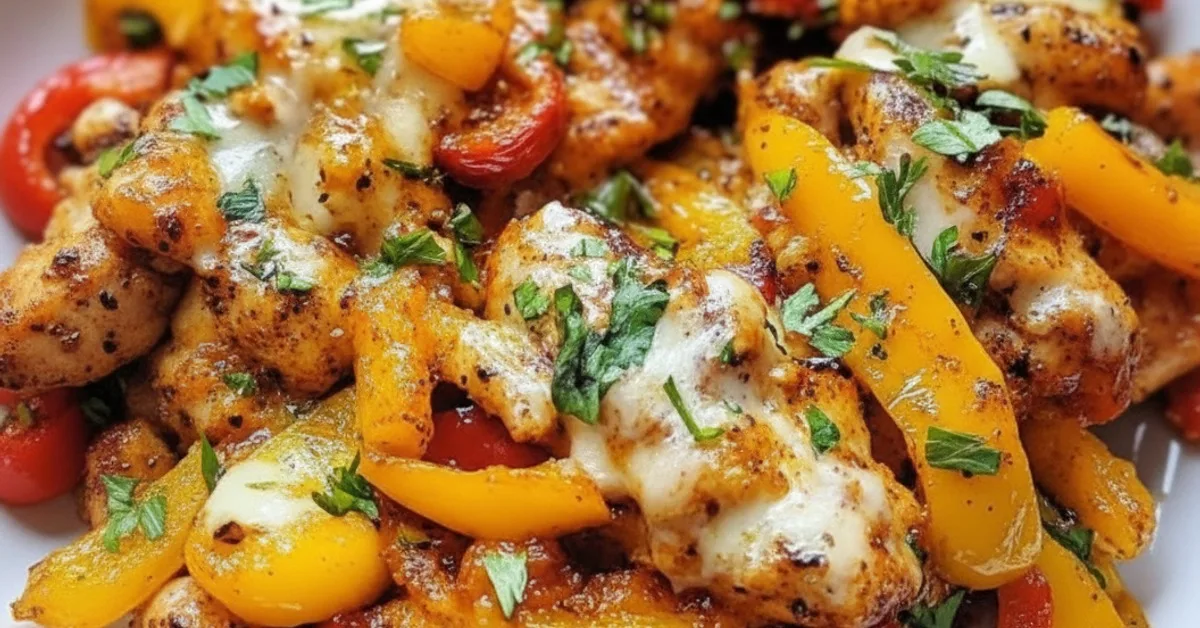 Mouthwatering Flavorful Cajun Chicken with Sweet Bell Peppers 4 Recipe image