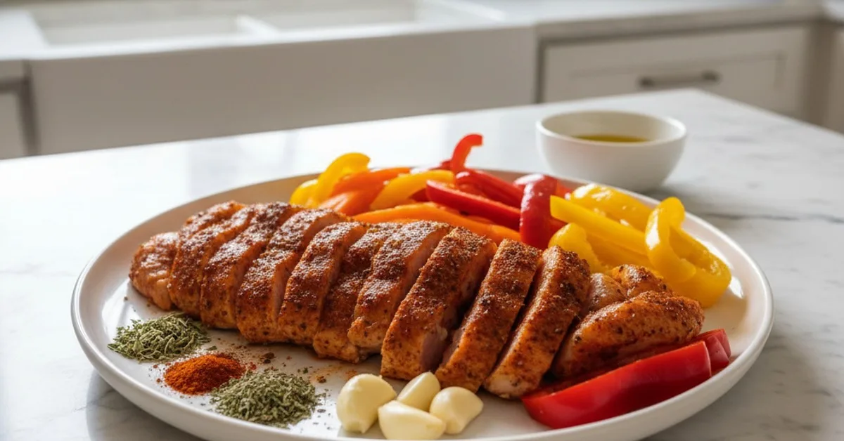 Mouthwatering Flavorful Cajun Chicken with Sweet Bell Peppers 5 Recipe image
