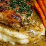 flavorful garlic herb chicken carrot plate a weeknight win featured