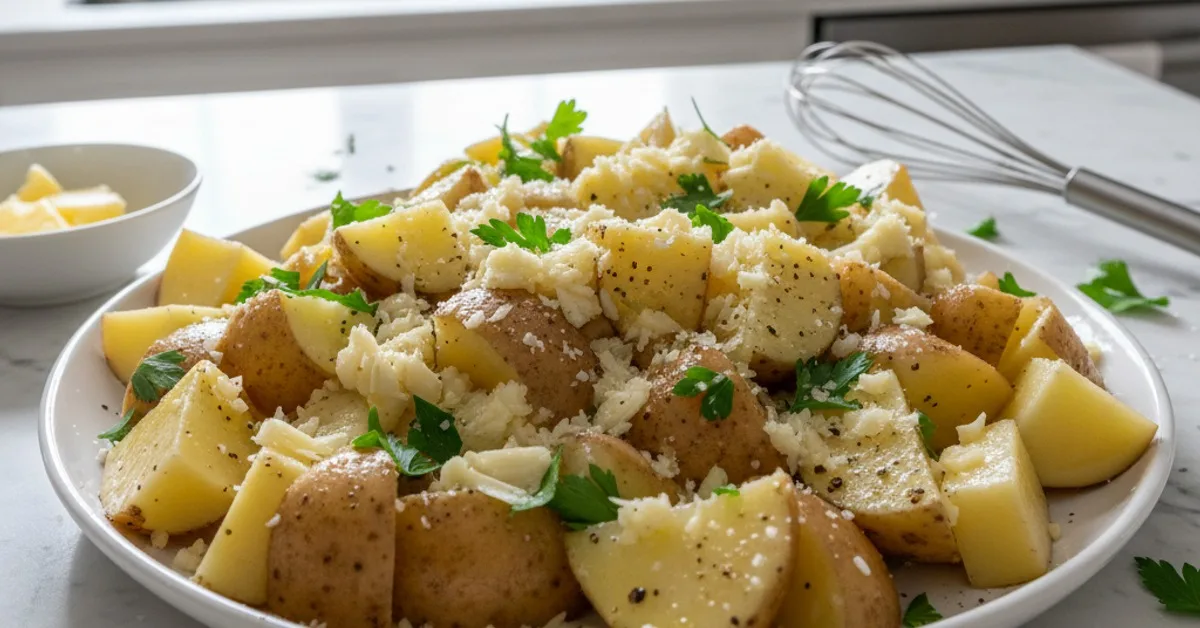 Irresistible Garlic Parmesan Potato Wedges: Easy Baked Perfection 5 Recipe image