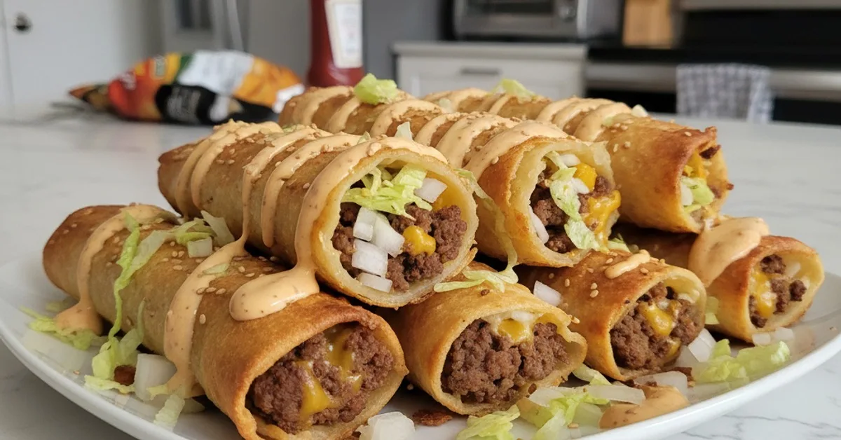 The Ultimate Homemade Big Mac Wraps (with Copycat Special Sauce!) 4 Recipe image