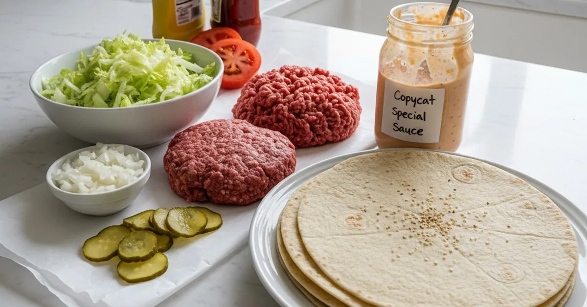 The Ultimate Homemade Big Mac Wraps (with Copycat Special Sauce!) 5 Recipe image