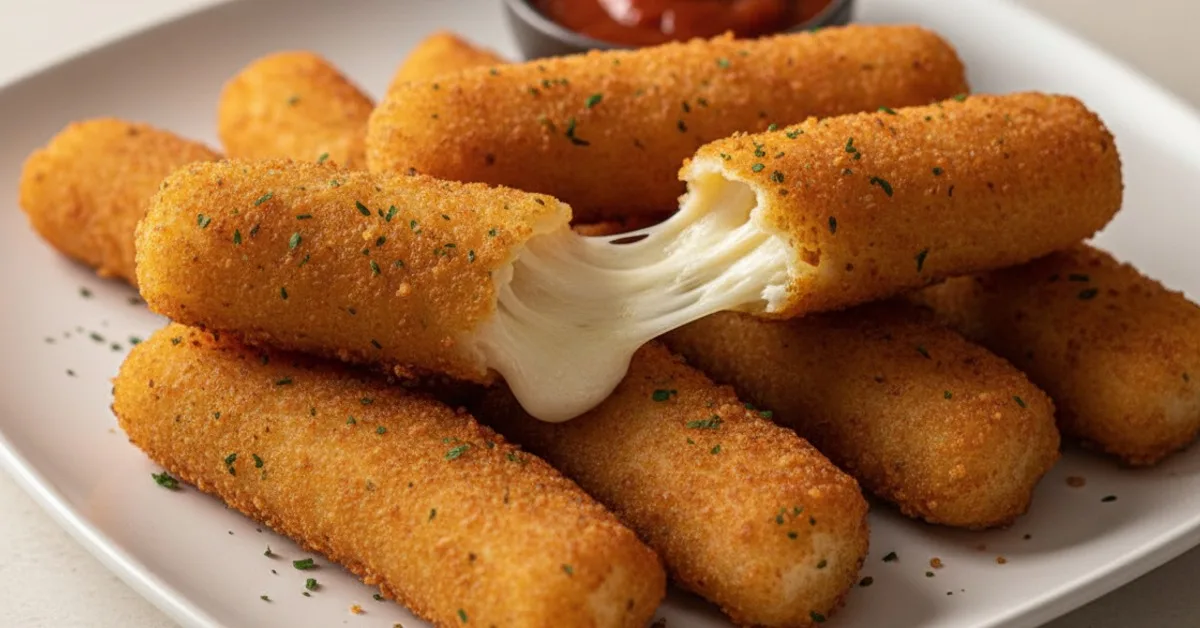 Irresistible Crispy Homemade Mozzarella Sticks You’ll Crave!
