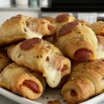 Irresistible Mozzarella Pepperoni Croissant Rolls: Your New Favorite! 6 irresistible mozzarella pepperoni croissant rolls featured
