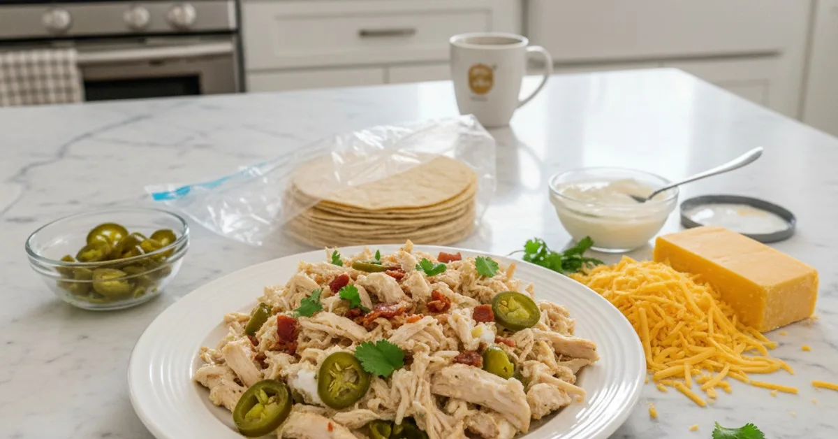 Unbelievably Creamy Jalapeño Popper Cheesy Chicken Enchiladas 5 Recipe image