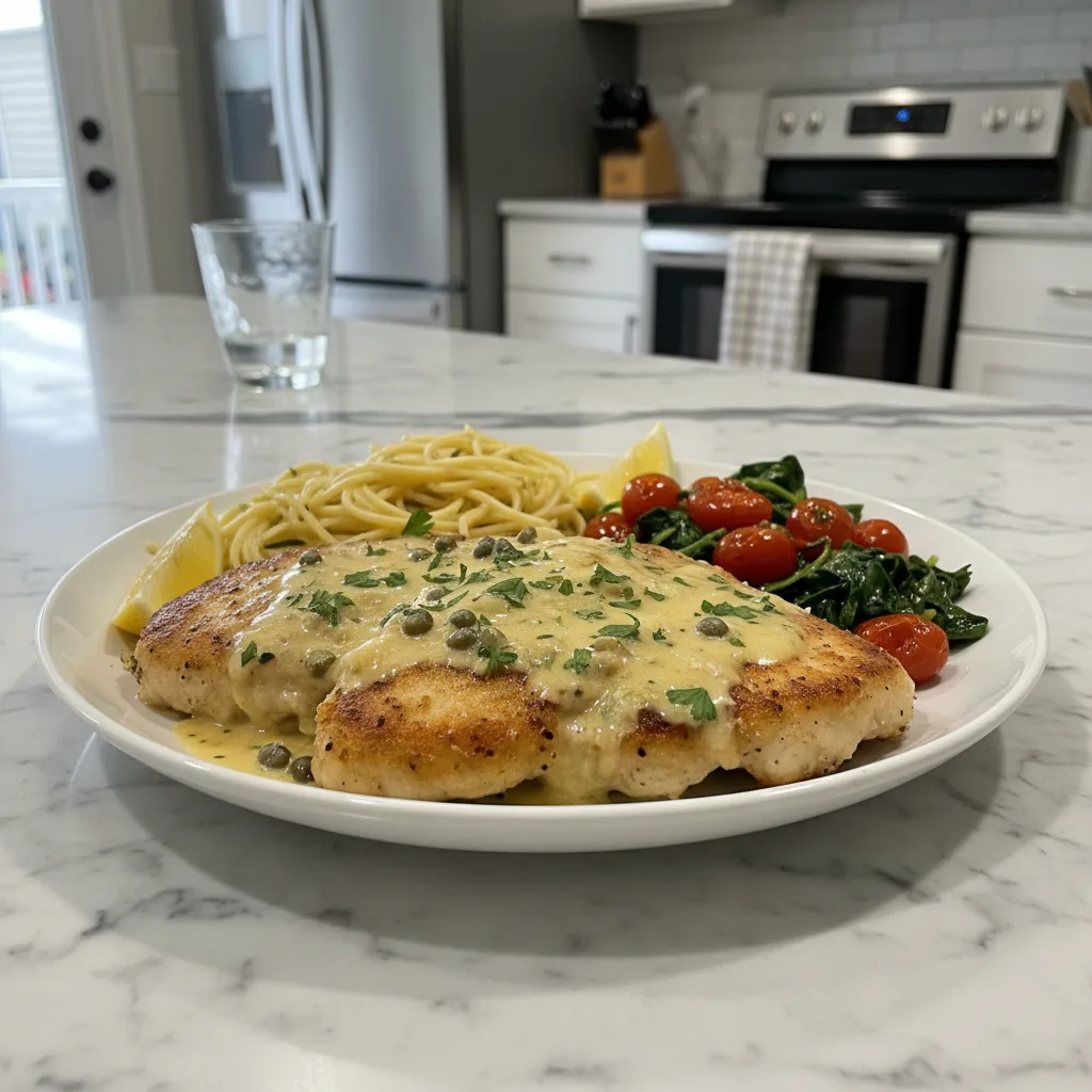 lemon chicken romano comforting easy chicken dinne featured