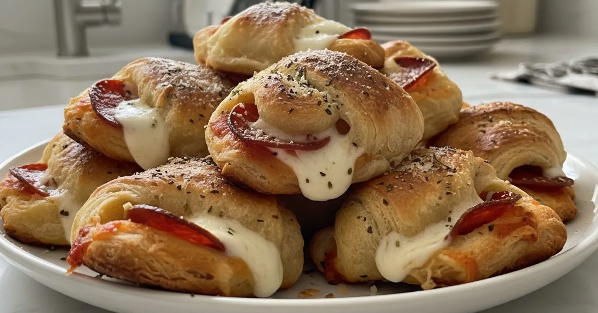 Irresistible Mozzarella Pepperoni Croissant Rolls: Your New Favorite! 4 Recipe image