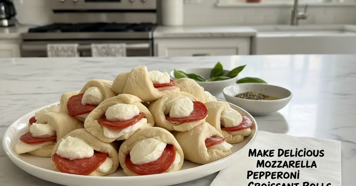 Irresistible Mozzarella Pepperoni Croissant Rolls: Your New Favorite! 5 Recipe image