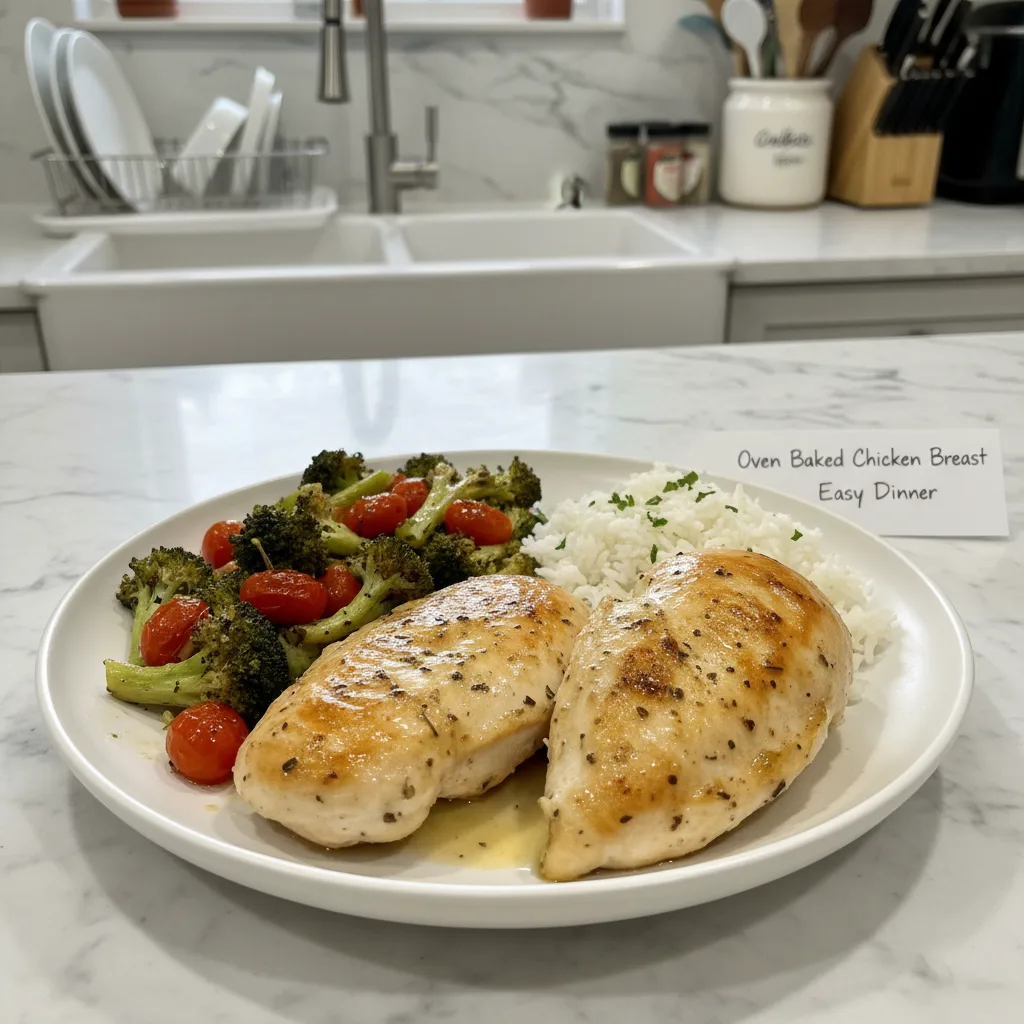 Oven Baked Chicken Breast Easy Dinner: Juicy & Simple