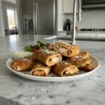 quick easy crispy parmesan chicken wraps dinner featured