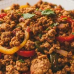 quick easy ground turkey and peppers your new weeknight favorite featured