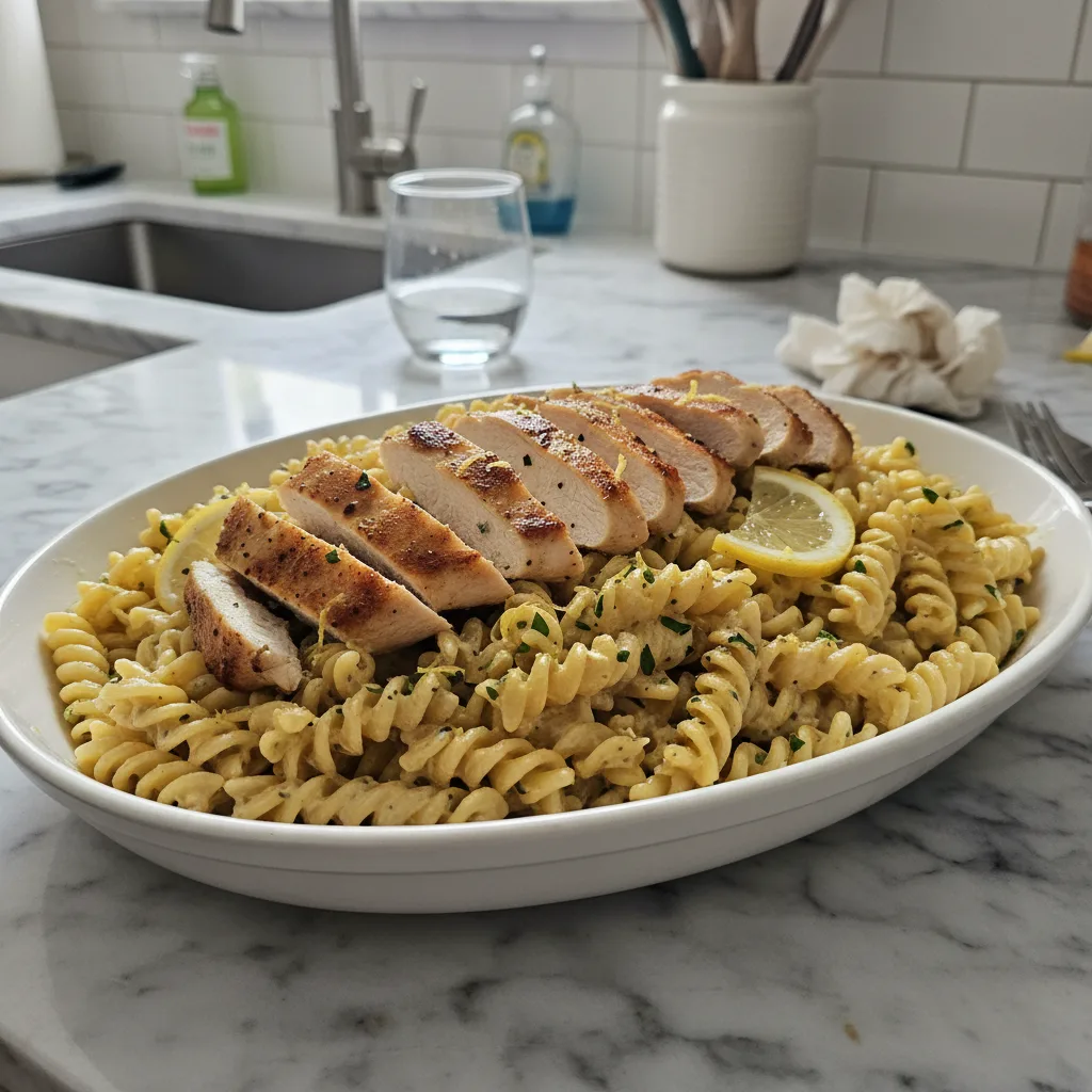 Quick Lemon Pepper Chicken Pasta Dinner: A Zesty Treat