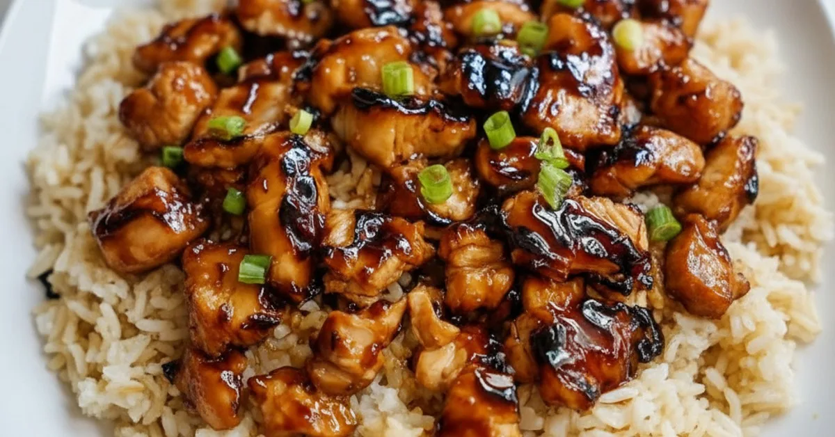 Your New Favorite: Quick & Healthy Honey BBQ Chicken Rice 4 Recipe image