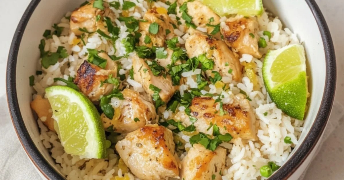 Romantic Coconut Chicken & Rice: Sweet & Savory Valentine’s Dinner