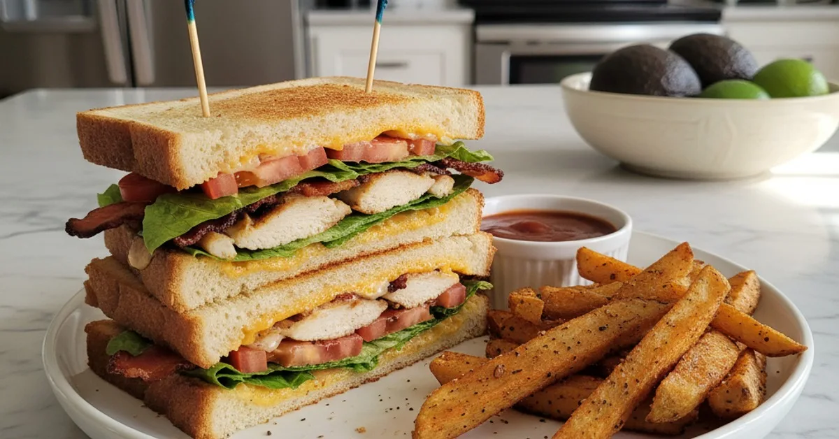 saddle up the ultimate cowboy club sandwich for a featured