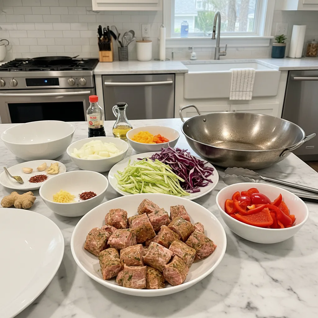 Easy 30-Minute Sausage and Cabbage Stir Fry You'll Love! 5 Recipe image