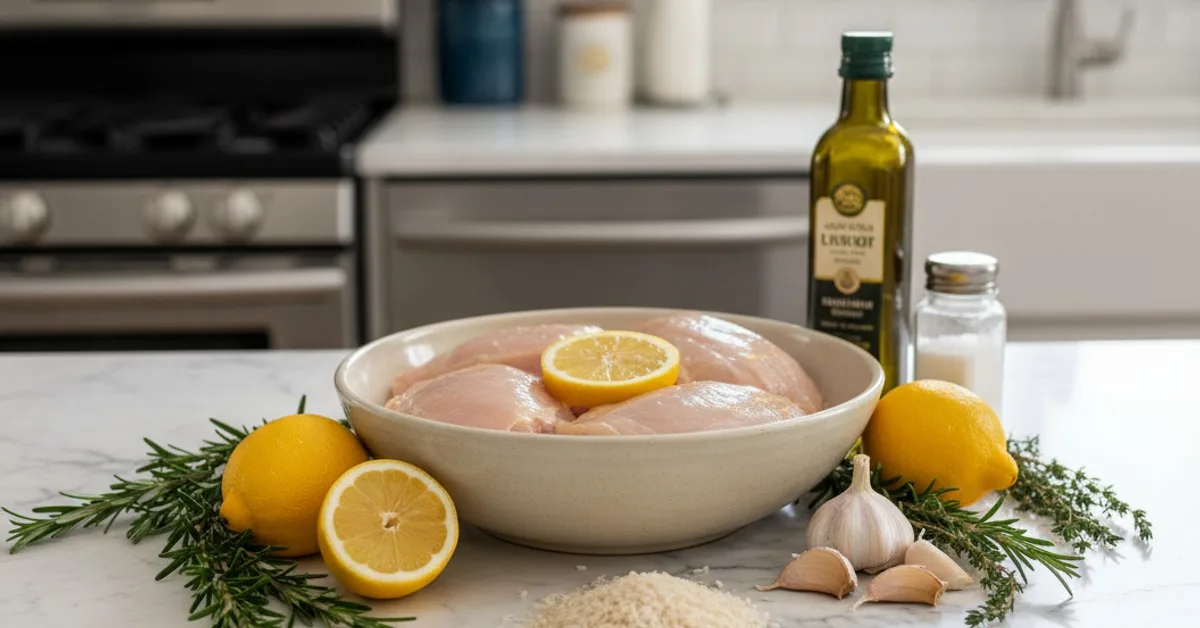 Effortless & Flavorful: Slow Cooker Lemon Herb Chicken and Rice 5 Recipe image
