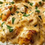 soul satisfying best smothered chicken and rice recipe featured