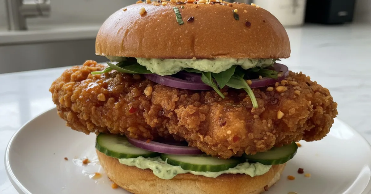 The Ultimate Thai Fried Chicken Sandwich: Crispy Perfection! 4 Recipe image