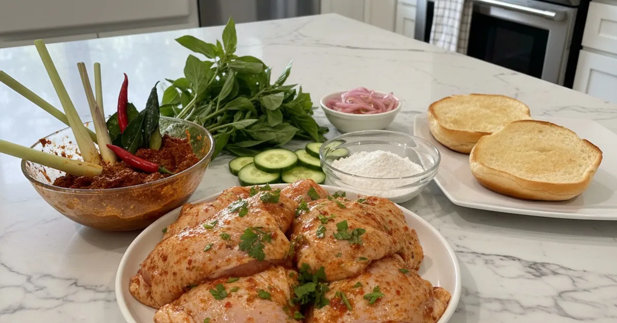 The Ultimate Thai Fried Chicken Sandwich: Crispy Perfection! 5 Recipe image