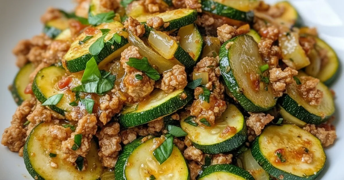 The Easy Ground Turkey and Zucchini Skillet Your Family Will Love