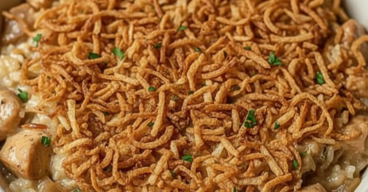 The Ultimate Easy French Onion Chicken Rice Bake You’ll Crave