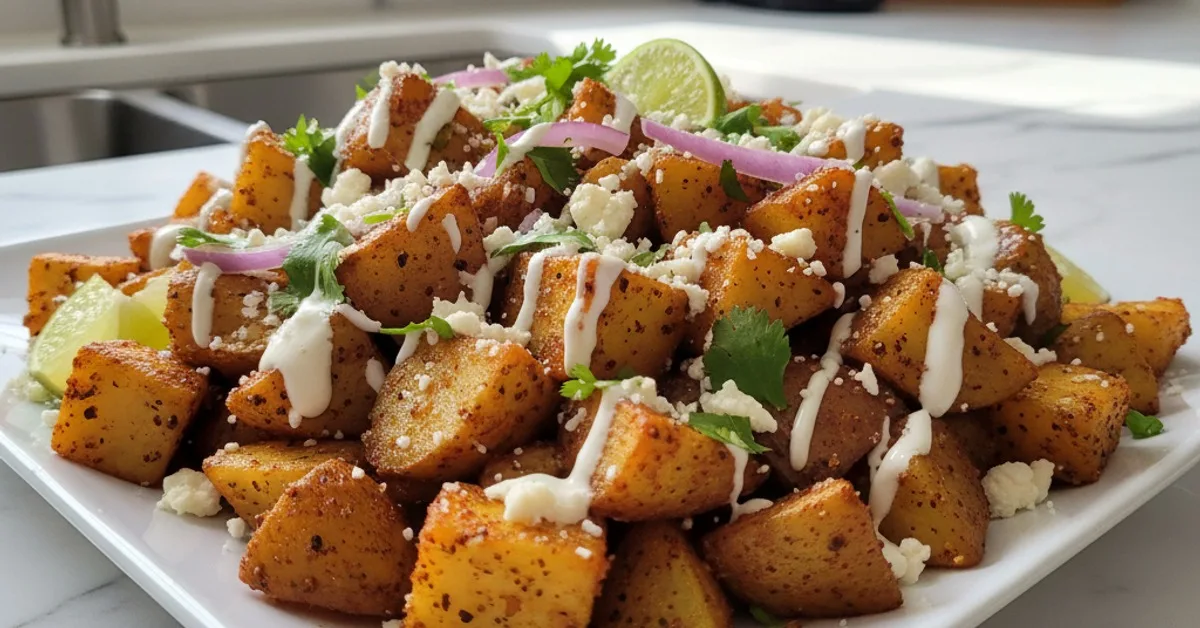 The Ultimate Mexican-Style Street Potatoes You’ll Crave!