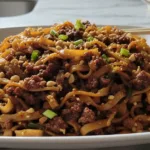 the ultimate mongolian ground beef noodles your fa featured