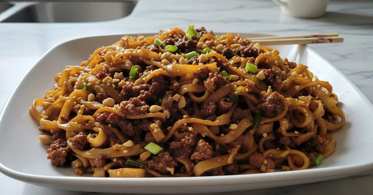 The Ultimate Mongolian Ground Beef Noodles Your Family Will Adore!