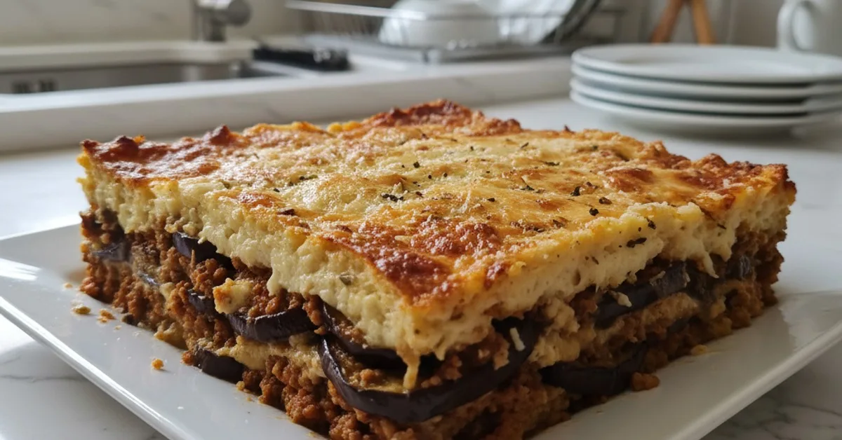 The Ultimate Traditional Greek Moussaka You'll Crave! 4 Recipe image
