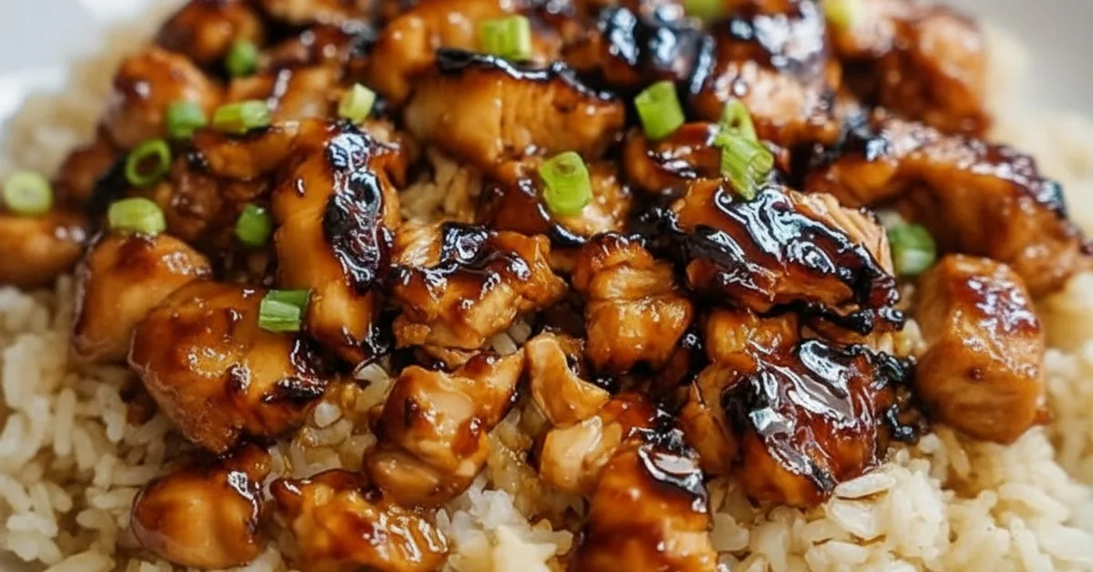 Your New Favorite: Quick & Healthy Honey BBQ Chicken Rice