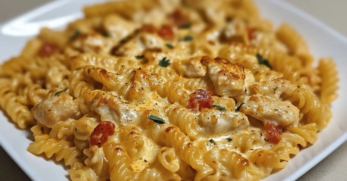 Your New Go-To: Quick Cajun Cream Cheese Chicken Pasta Bake