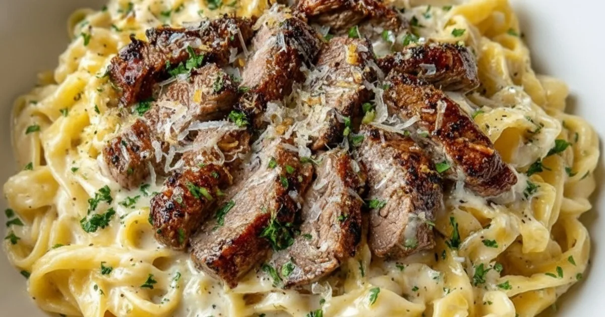 The Ultimate Creamy Steak Pasta: Your New Favorite Weeknight Meal 4 Recipe image