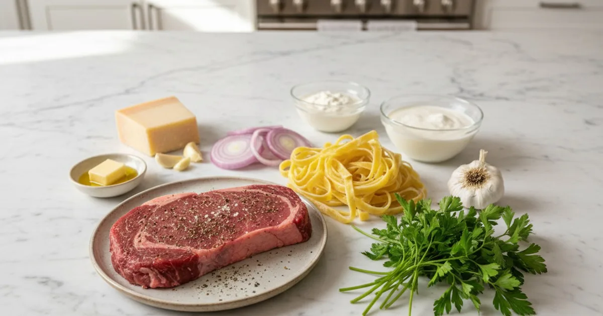 The Ultimate Creamy Steak Pasta: Your New Favorite Weeknight Meal 5 Recipe image