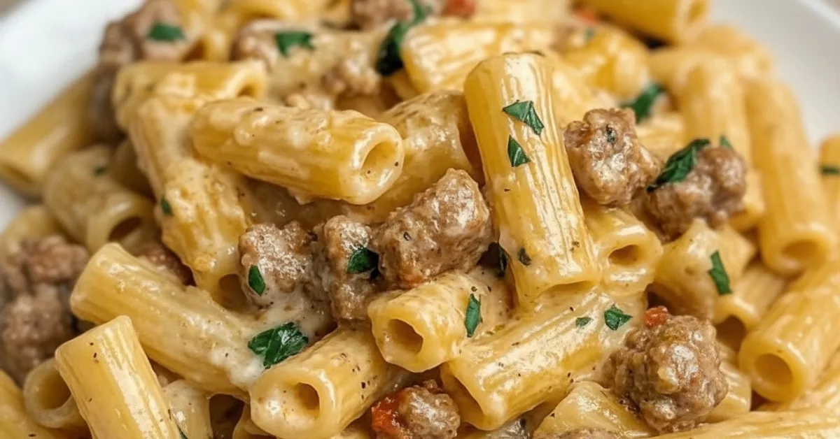 Easy Creamy Italian Sausage Rigatoni: Your New Weeknight Favorite