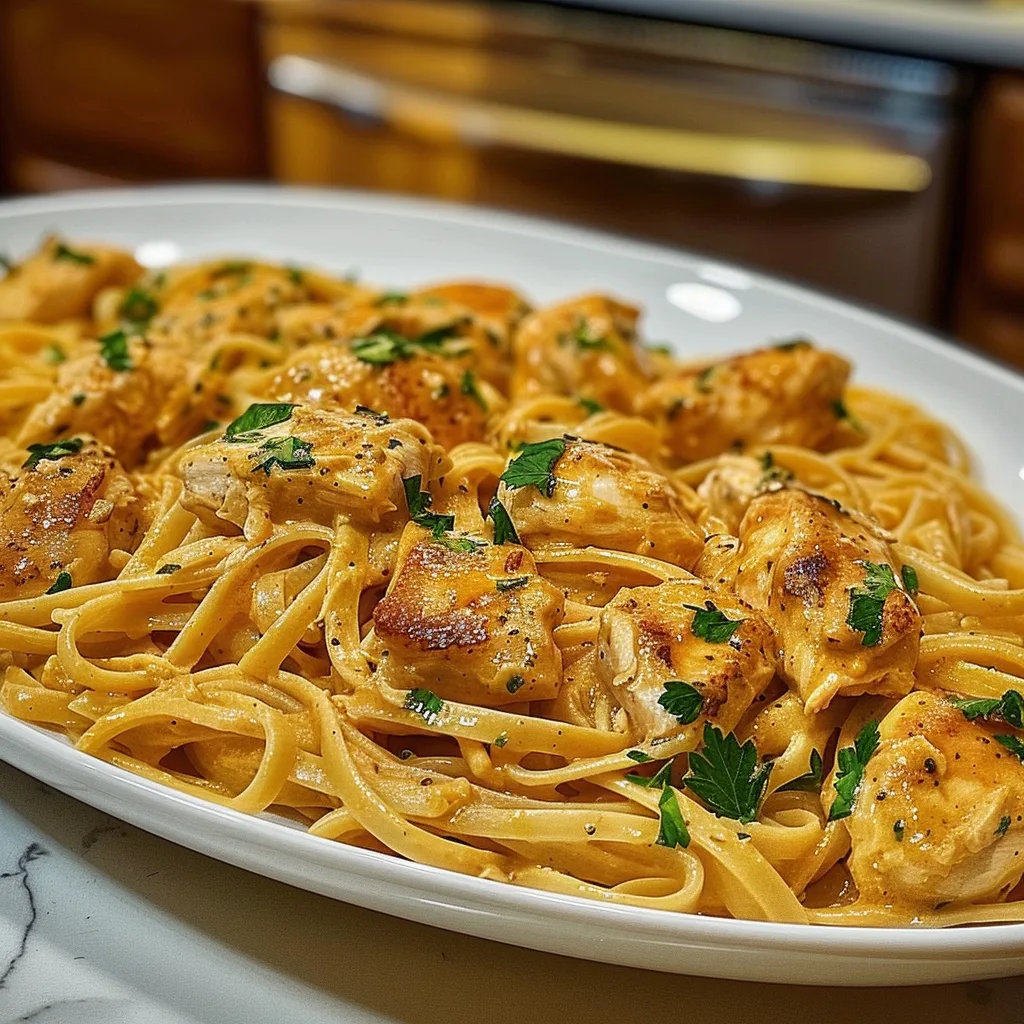 The Ultimate Cowboy Butter Chicken Linguine You'll Crave 4 Recipe image