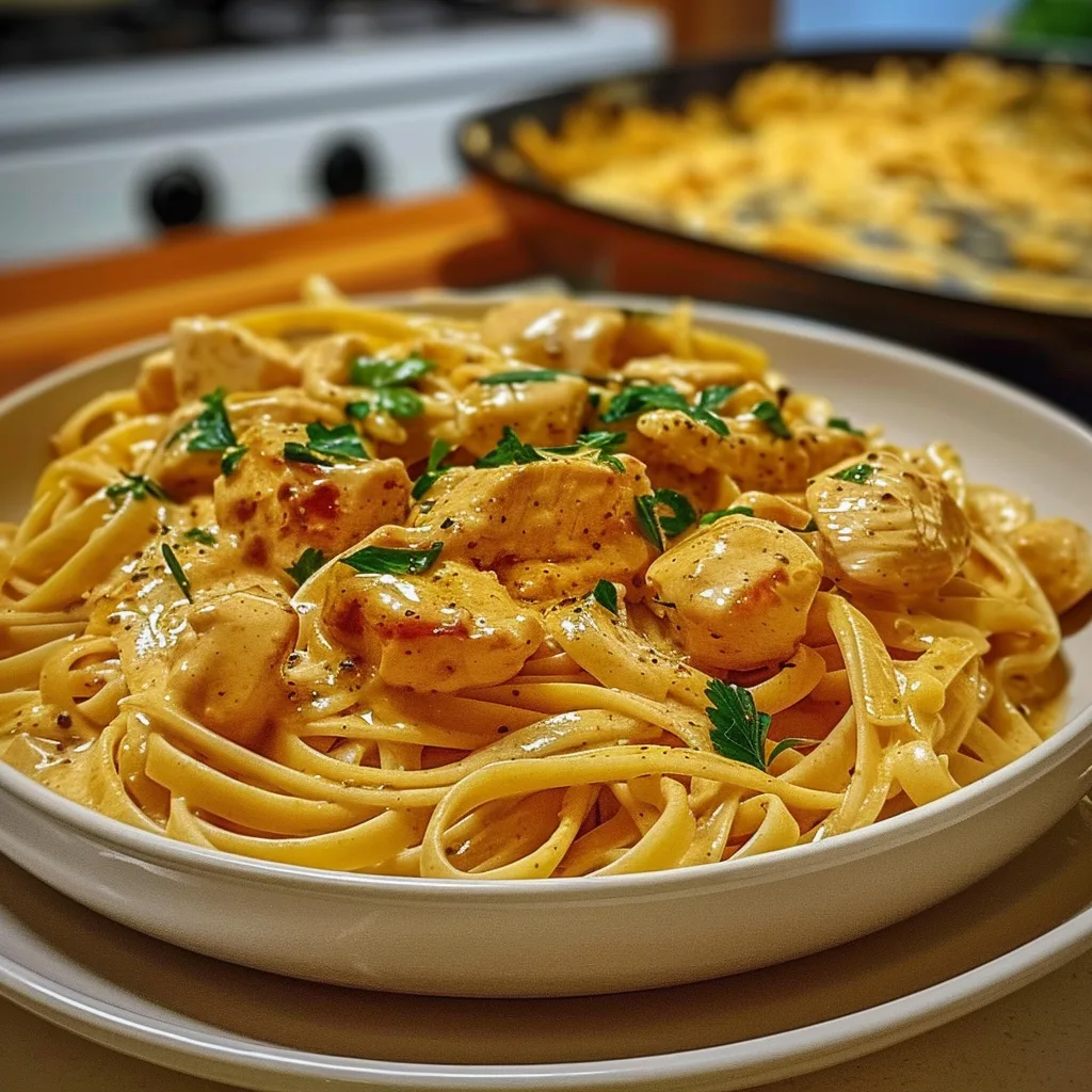 The Ultimate Cowboy Butter Chicken Linguine You'll Crave 5 Recipe image