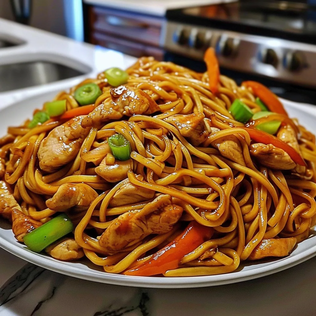 The Ultimate Easy Chicken Lo Mein You'll Make on Repeat 4 Recipe image