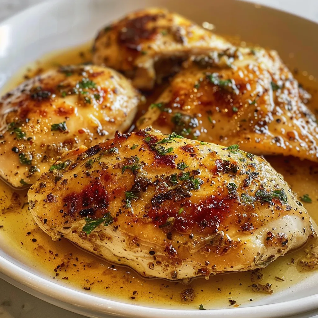 The Best Garlic Butter Baked Chicken Breast You'll Make Again 4 Recipe image