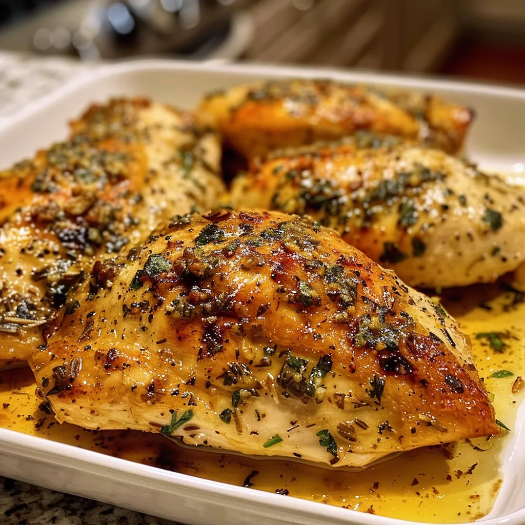 The Best Garlic Butter Baked Chicken Breast You'll Make Again 5 Recipe image