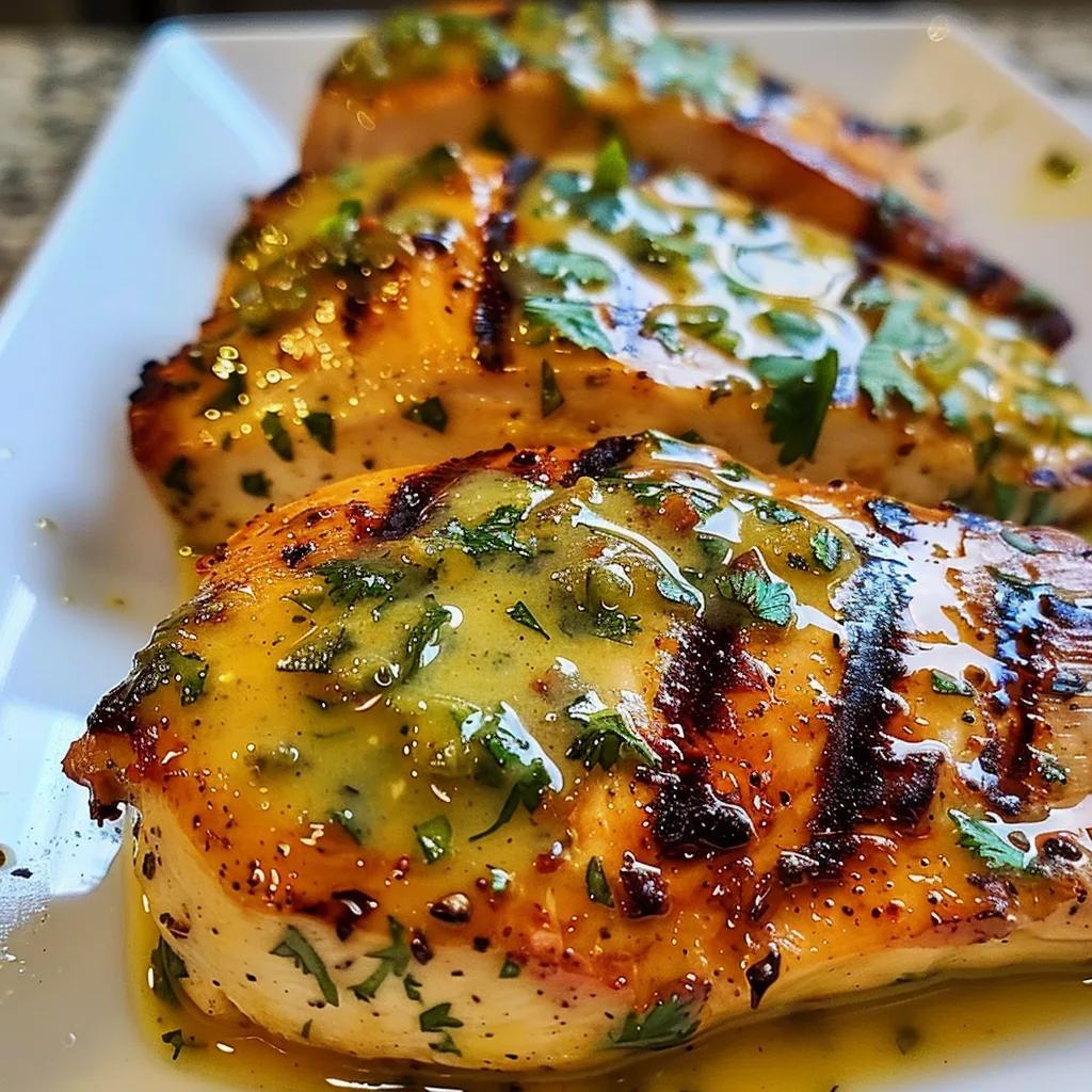 The Ultimate Grilled Salsa Verde Pepper Jack Chicken You'll Crave 5 Recipe image