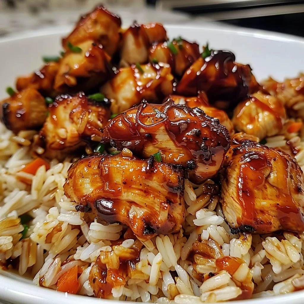 The Ultimate Honey BBQ Chicken Rice You’ll Crave Every Night