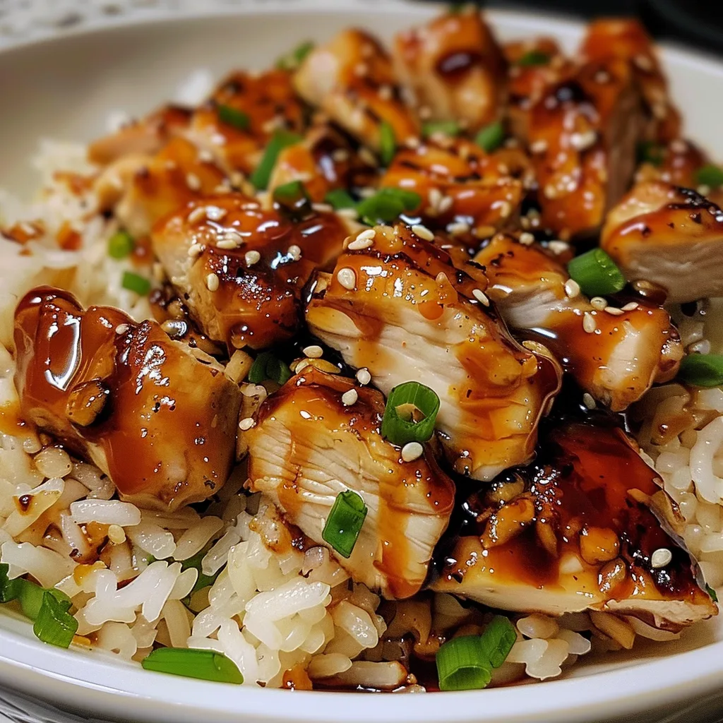 The Ultimate Honey BBQ Chicken Rice You'll Crave Every Night 4 Recipe image
