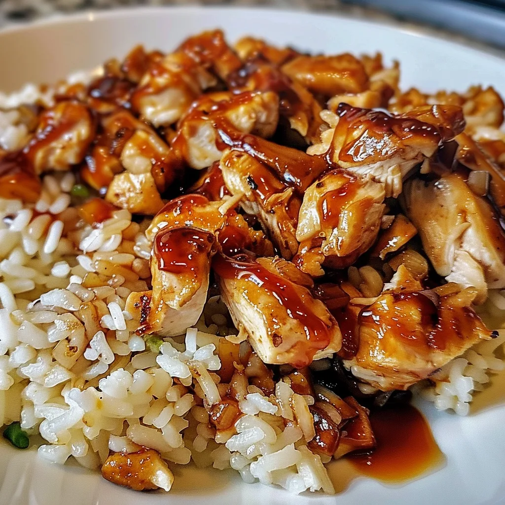 The Ultimate Honey BBQ Chicken Rice You'll Crave Every Night 5 Recipe image
