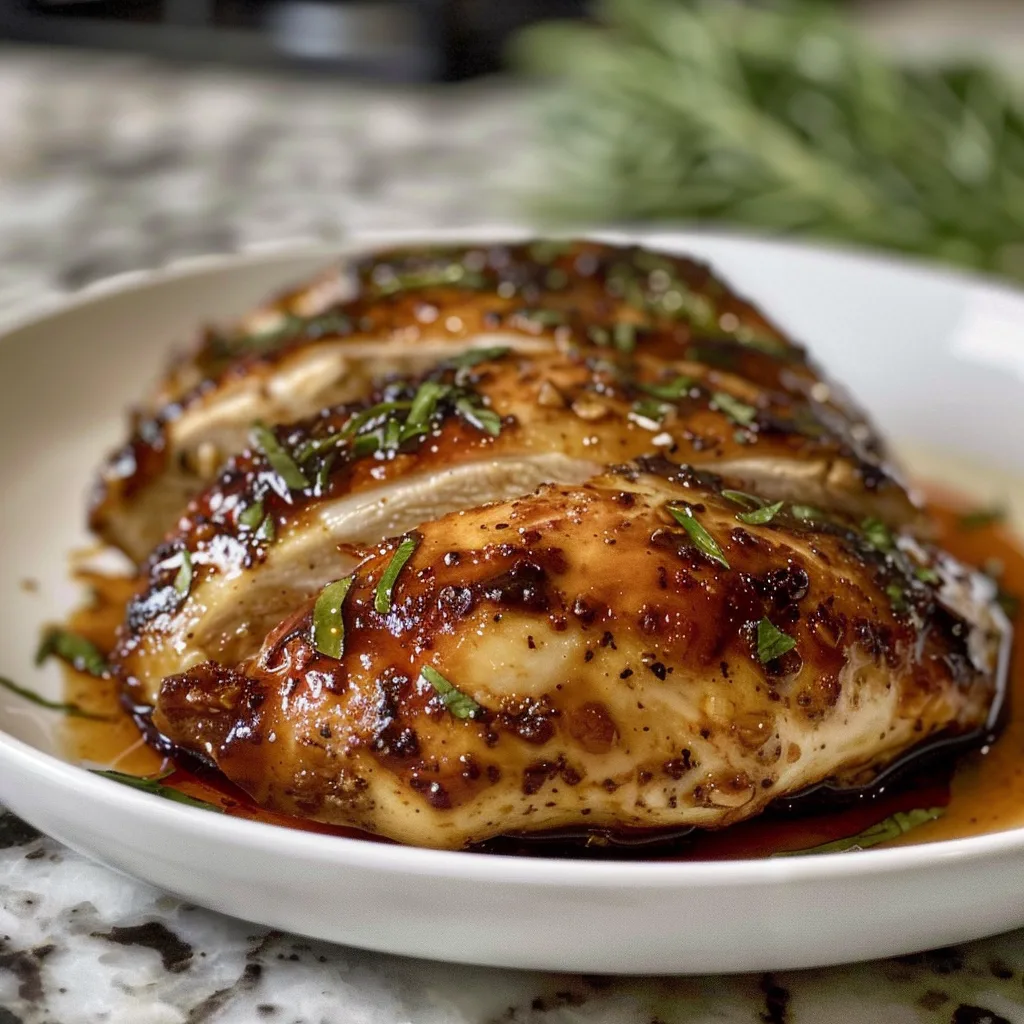 The Ultimate Juicy Balsamic Baked Chicken Breast Recipe 4 Recipe image