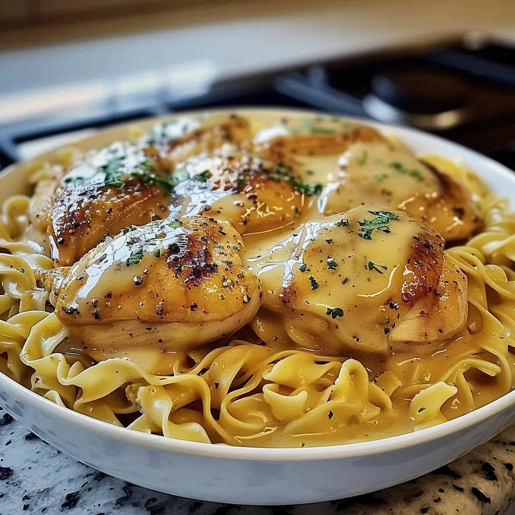 The Perfect One-Pan Chicken with Buttered Noodles You'll Crave 4 Recipe image