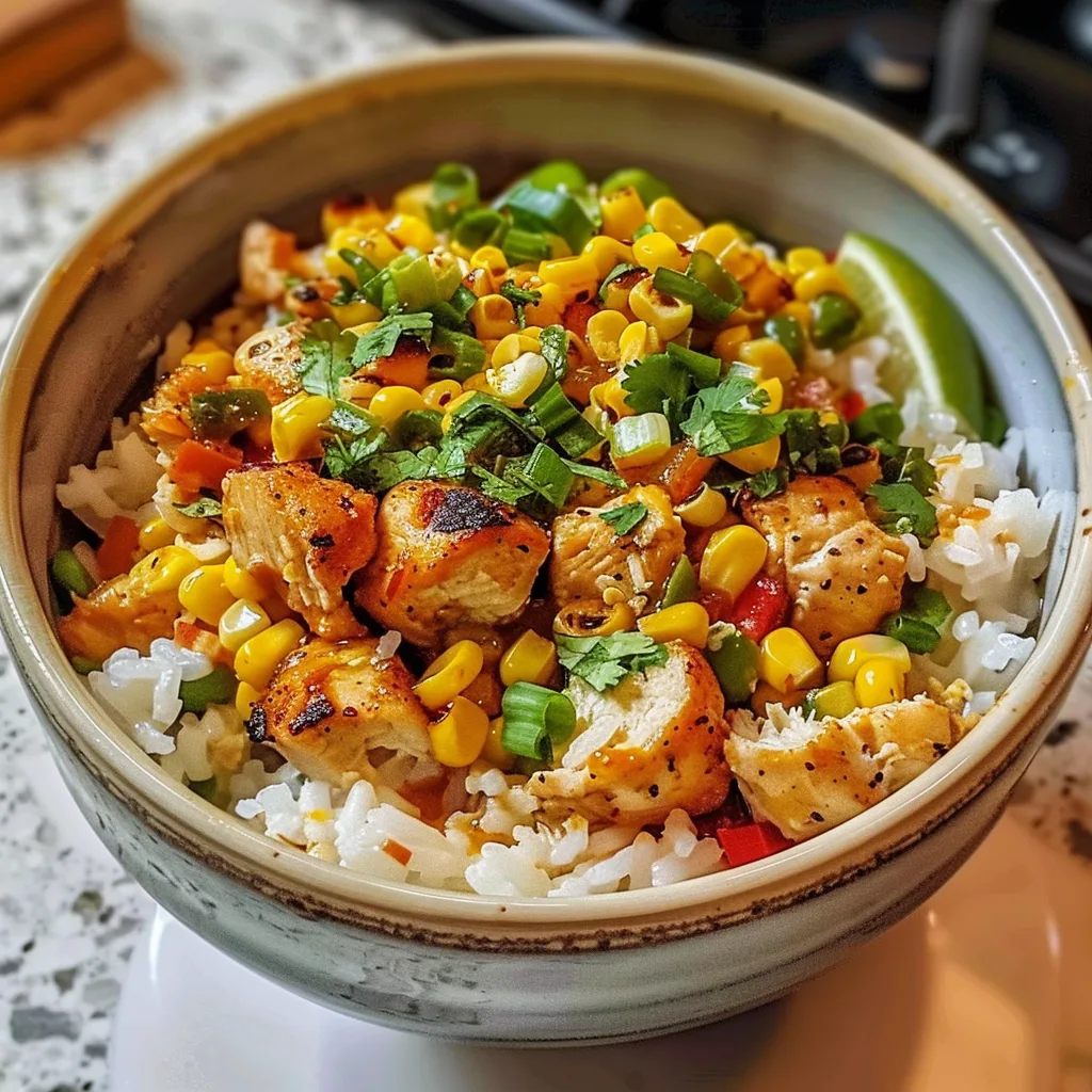 The Ultimate Street Corn Chicken Rice Bowl You’ll Crave Daily