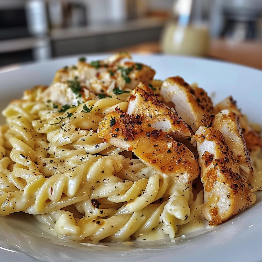 The Creamy Twisted Pasta with Honey Garlic Chicken You’ll Crave